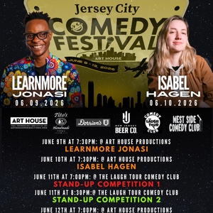 2026 JERSEY CITY COMEDY FESTIVAL Lineup Unveiled Photo