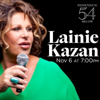 Lainie Kazan Returns to Feinstein's/54 Below Nov. 6