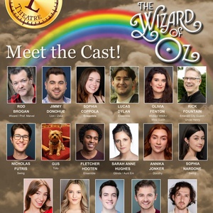 Cast Set for THE WIZARD OF OZ at Legacy Theatre in Branford, CT Photo
