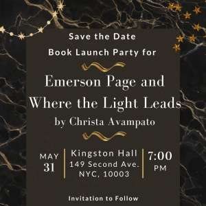 Emerson Page Book Launch Party to Take Place at Kingston Hall Photo