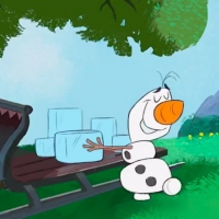 VIDEO: Josh Gad Voices Olaf in New #AtHomeWithOlaf Digital Short 'Ice' Photo