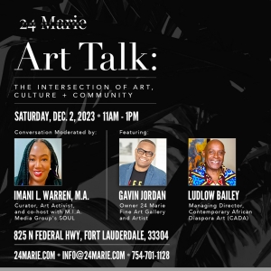 24 Marie Fine Art Gallery Presents Art + Community Talk: The Intersection Of Art, Cul Photo