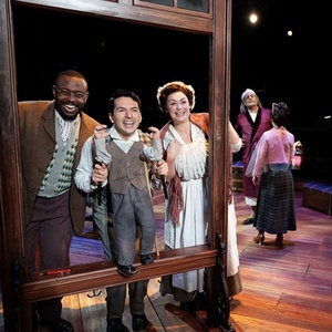 Cast Set for EBENEZER SCROOGE'S BIG SAN DIEGO CHRISTMAS SHOW at The Old Globe Photo