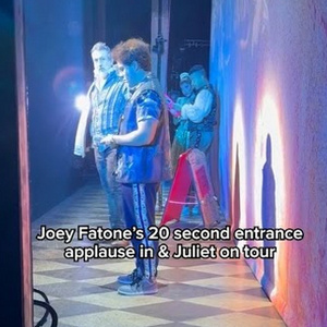 Video: Joey Fatone Earns 20-Second Ovation On First Entrance In & JULIET National Tour