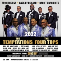 The Temptations and the Four Tops Plus Special Guests Odyssey Announce Rescheduled UK Photo