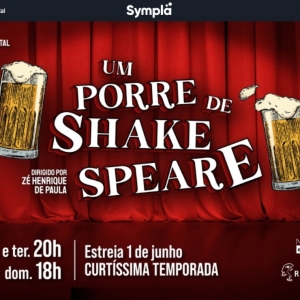 Huge Success in London and in the USA, DRUNK SHAKESPEARE (Um Porre de Shakespeare) Op Photo