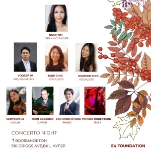 AUTUMN IN NEW YORK: CONCERTO NIGHT to Play Williamsburg Next Month