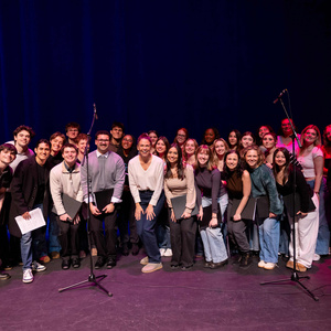 Emerson College Students Perform With Sutton Foster At Emerson Colonial Theatre Photo