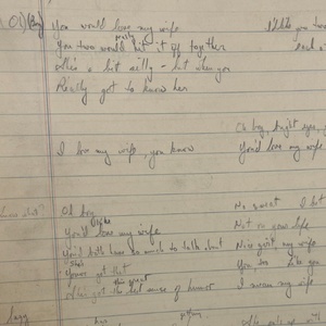 Unfinished Songs in the Sondheim Collection at the Library of Congress and What Might Have Photo