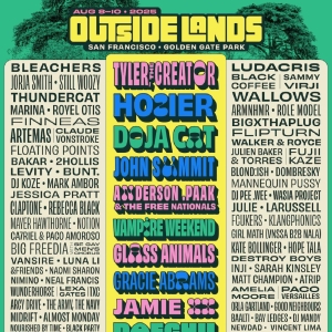 Outside Lands Reveals 2025 Festival Lineup: Tyler, The Creator, Hozier, & More Photo