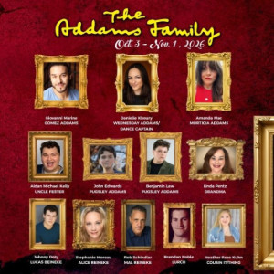 THE ADDAMS FAMILY Cast Set for CM Performing Arts Photo