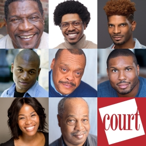 Cast Set for EAST TEXAS HOT LINKS at Court Theatrre Photo