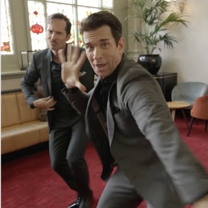Video: Watch Andy Karl & Matthew Hamilton Dance in Style with Brand New Suits Photo