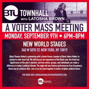 Black Theatre United To Present A Voter Town Hall At New World Stages Photo