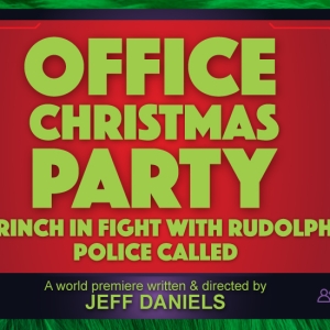 Purple Rose Opens 34th Season With OFFICE CHRISTMAS PARTY GRINCH IN FIGHT WITH RUDOLPH POL Photo