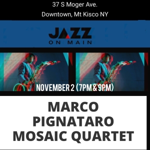 Marco Pignataro Mosaic Quartet to Play Jazz on Main in November Photo