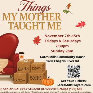THINGS MY MOTHER TAUGHT ME to be Presented at Gates Mills Players Photo