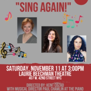 Teresa Fischer, Jenny Greeman and Mary Sheridan to Present SING AGAIN! in November Photo