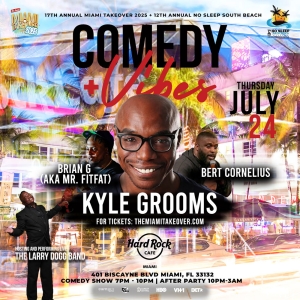 Kyle Grooms to Headline COMEDY & VIBES at Hard Rock Cafe Photo