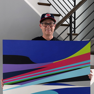 UNFOLDING to Open at Pittsford Fine Art Featuring Abstract Painter Mark Stone Photo