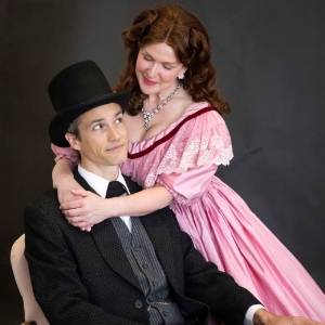 Cast Set For THE LINCOLNS OF SPRINGFIELD at Hoogland Center for the Arts Photo