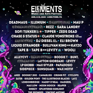 Elements Music & Arts Festival Unveils Phase One Lineup For 2025 Photo