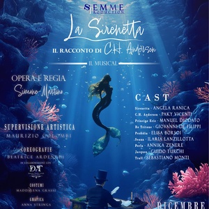 Previews: LA SIRENETTA DI ANDERSEN IL MUSICAL al TEATRO GLORIA A MONTICHIARI