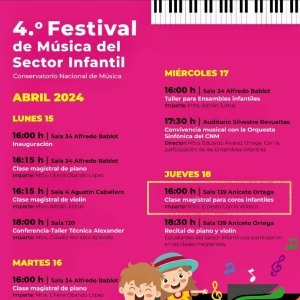Hagamos Música Juntos, Título Del 4to. Festival De Música Del Sector Infantil Del  Video
