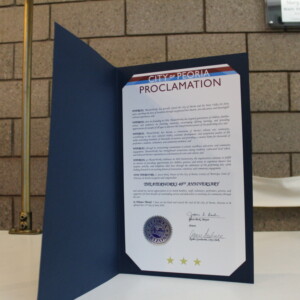 City of Peoria Recognizes TheaterWorks' 40th Anniversary Photo