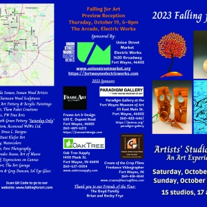 4th Annual FALLING FOR ART, Artists' Studio Tour to Be Held in October