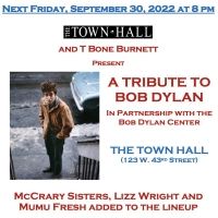 The McCrary Sisters, Lizz Wright and Mumu Fresh Join A TRIBUTE TO BOB DYLAN at The Town Ha Photo