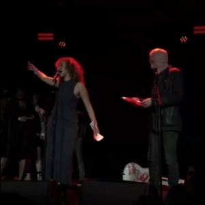 Video: Solea Pfeiffer & Patrick Page Parody FIDDLER ON THE ROOF at HADESTOWN'S 5th…