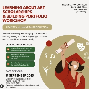 I Exist and Hi Jakarta Launch Workshop on Arts Scholarships and Portfolio Building Photo