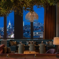 The Highlight Room at The Lower East Side Moxy Hotel for Rooftop Cocktails and Late-Night Dancing