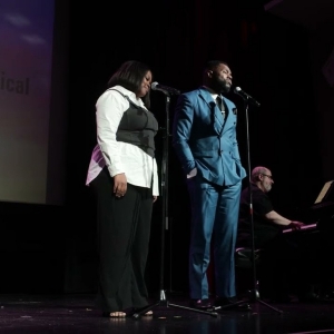 Video: Amber Riley and Akron Lanier Watson Perform 'It Ain't That Serious' From THE P Photo