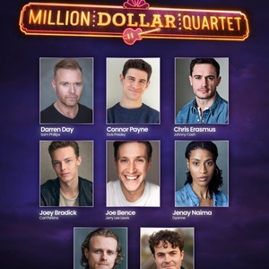 Full Cast Set for MILLION DOLLAR QUARTET at Barn Theatre Cirencester Photo