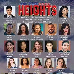 IN THE HEIGHTS to be Presented at the Morgan-Wixson Theatre This Month