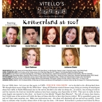 KRITZERLAND AT 100 Comes To Feinstein's At Vitello's, August 4 - Hold For Rob Photo