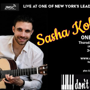 Guitarist Sasha Kolpakov to Perform One Night Only at Don't Tell Mama Photo
