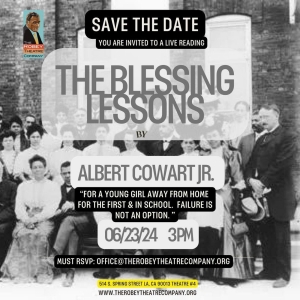 BLESSING LESSONS From The Robey Theatre Company Begins June 23 Photo