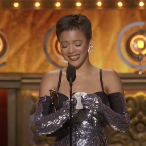 Video: Maleah Joi Moon Accepts Tony Award For HELLS KITCHEN Photo