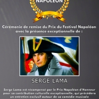 Serge Lama Receives The Festival Napoleon Honorary Award For His Musical NAPOLEON Photo