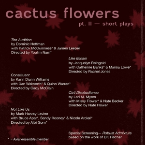 Axial Theatre Presents THE BEST OF CACTUS FLOWERS: PART II September 27- 29 Photo