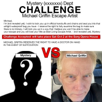 Michael Griffin Escape Artist Coming To The Sorg Opera House Photo