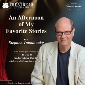 Stephen Tobolowsky Comes To Theatre Forty On October 20 Photo