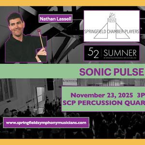 Springfield Chamber Players to Present SONIC PLUS Percussion Concert at 52 Sumner Photo