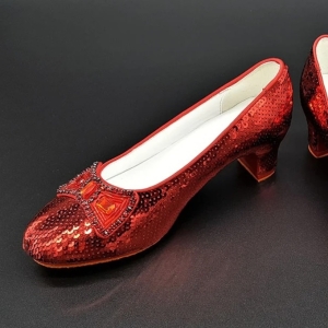 Judy Garlands Ruby Slippers From THE WIZARD OF OZ Up for Auction Photo