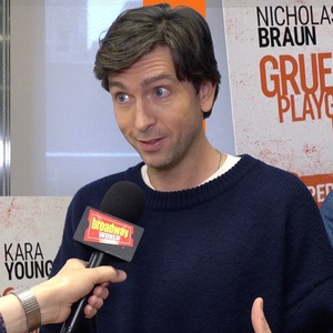 Video: Nicholas Braun & Kara Young Are Getting Ready for GRUESOME PLAYGROUND INJURIES