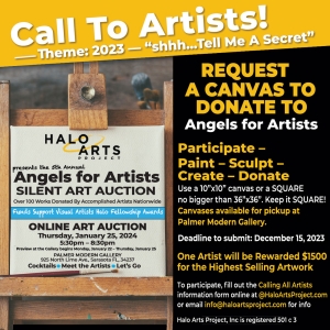 Submit Your Artwork to the Halo Arts Project Annual Fundraiser and Artist Showcase