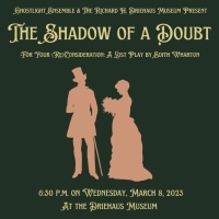 For Your (Re)Consideration Series To Present THE SHADOW OF A DOUBT By Edith Wharton